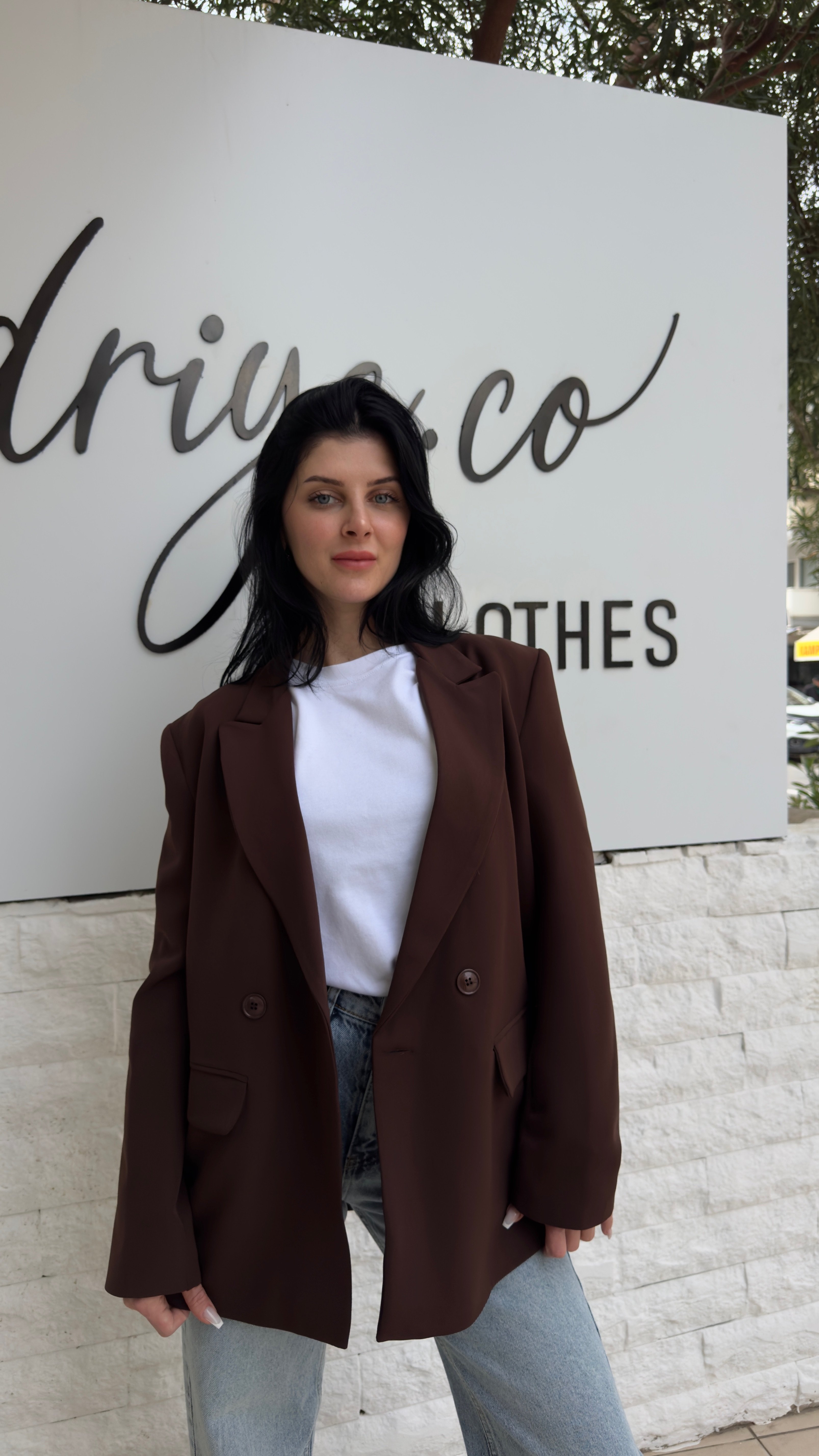 CO205 Muss. Dut. Kahve Blazer Ceket