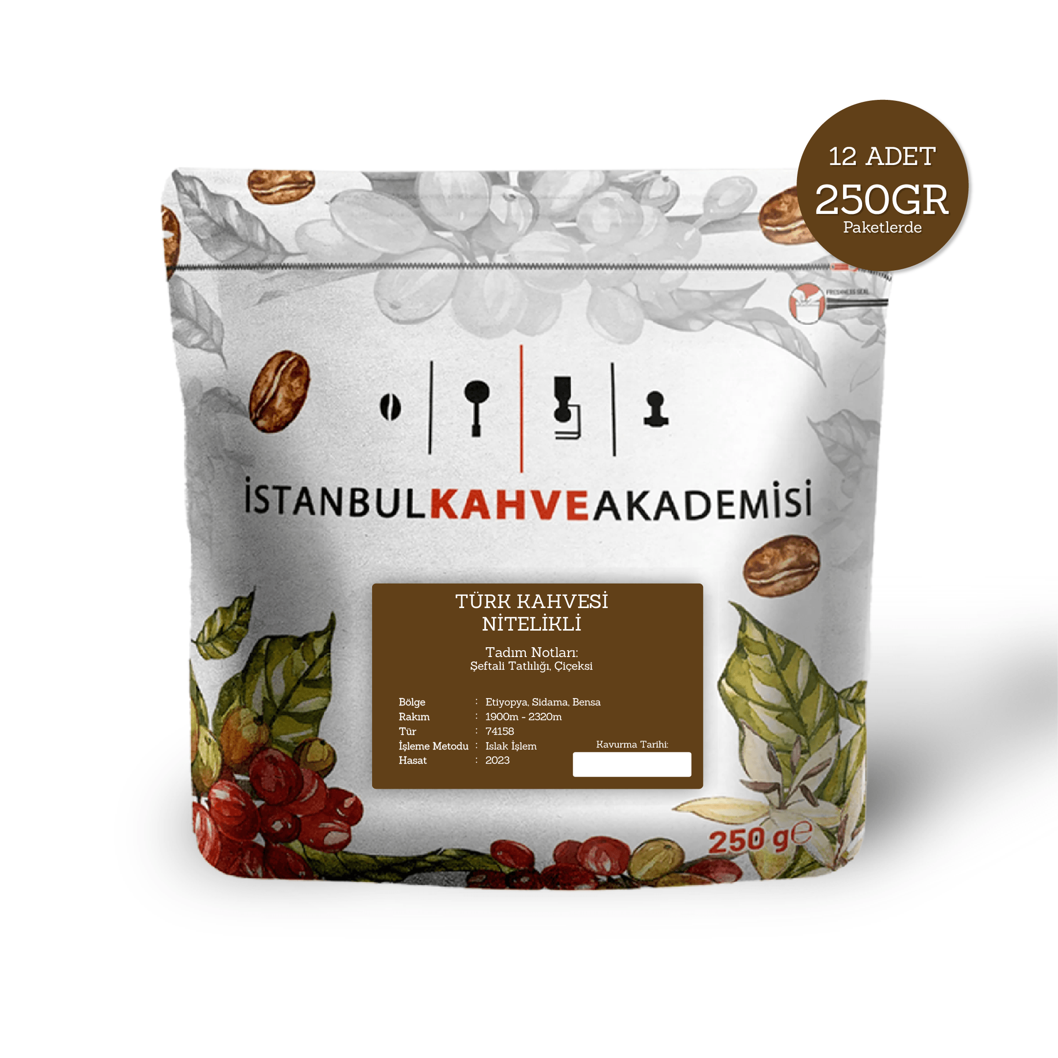 3 Kg Nitelikli Türk Kahvesi (250 Gr Paketlerde)