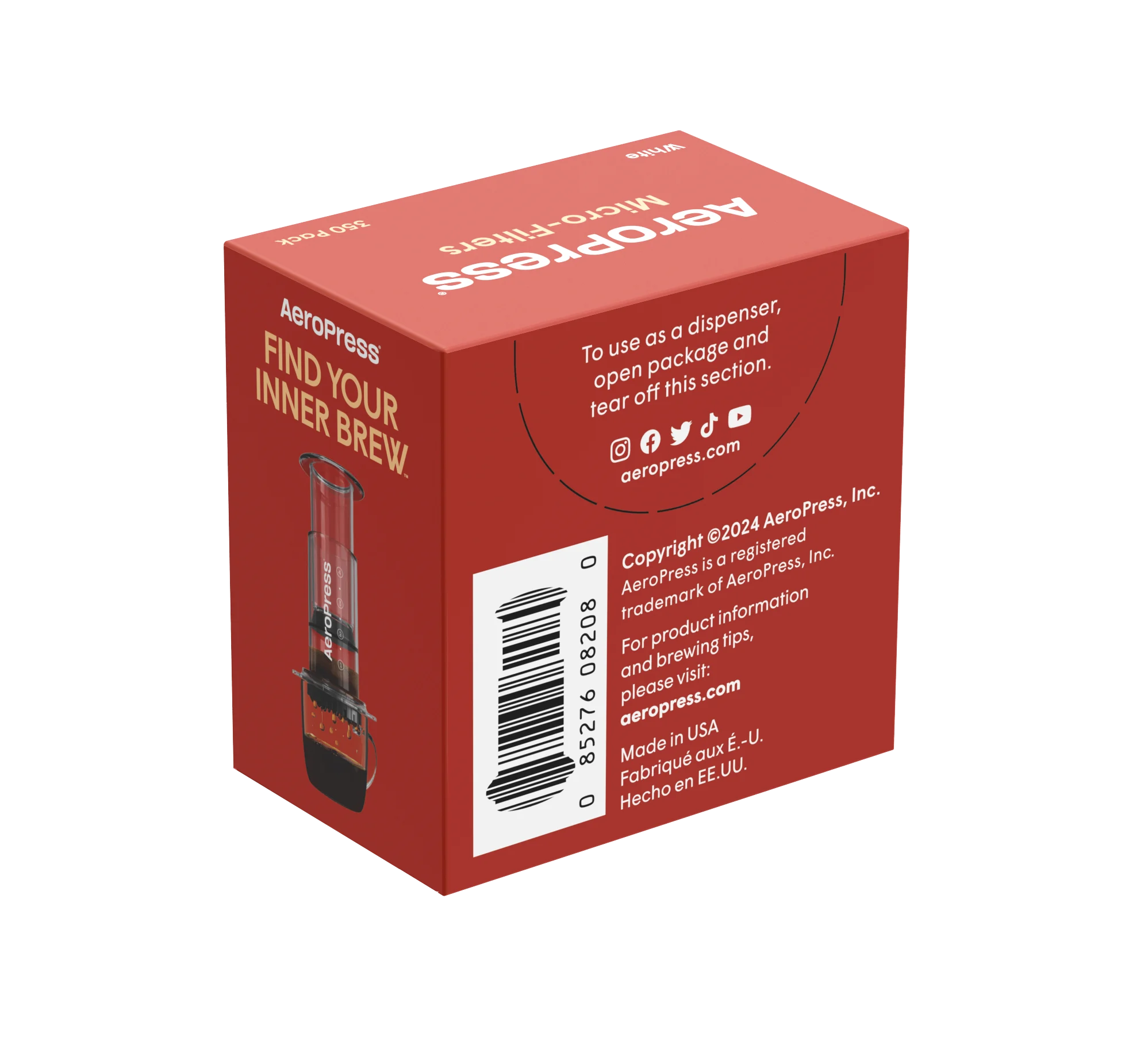 AeroPress Kağıt Mikro Filtre