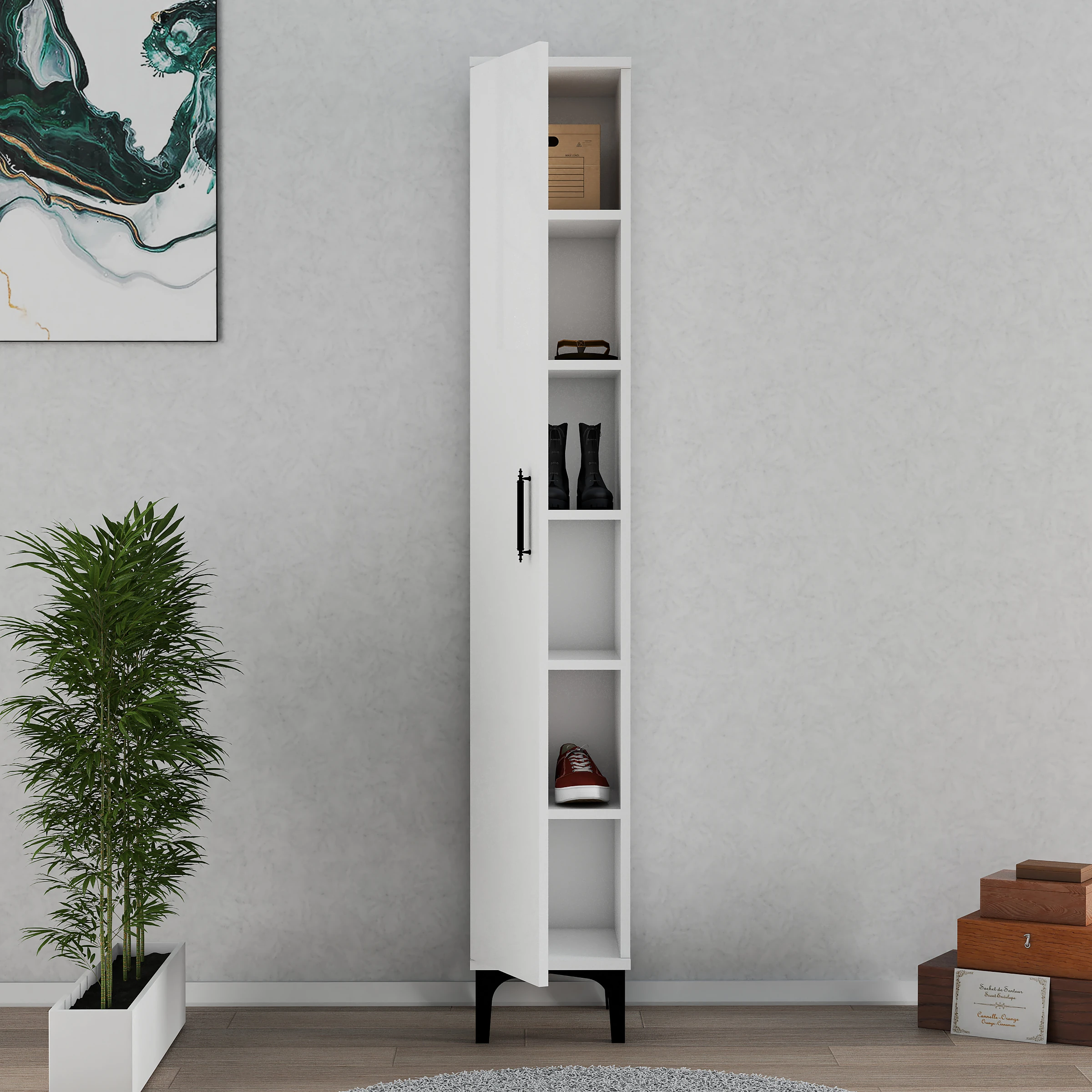 FERNISO TEK KAPAKLI ÇOK AMAÇLI DOLAP