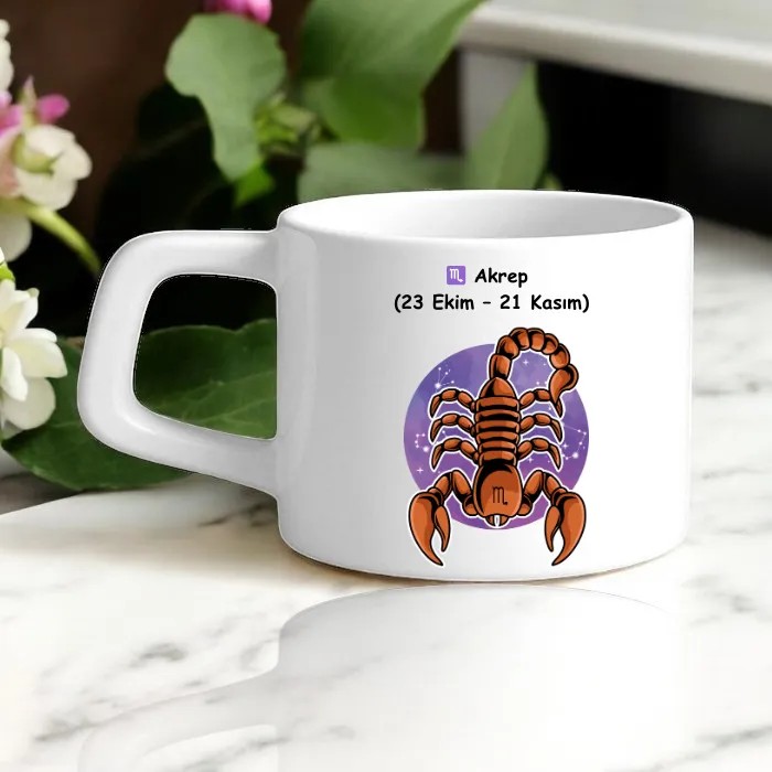 Akrep Burcu Nescafe Fincanı