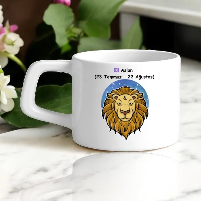 Aslan Burcu Nescafe Fincanı
