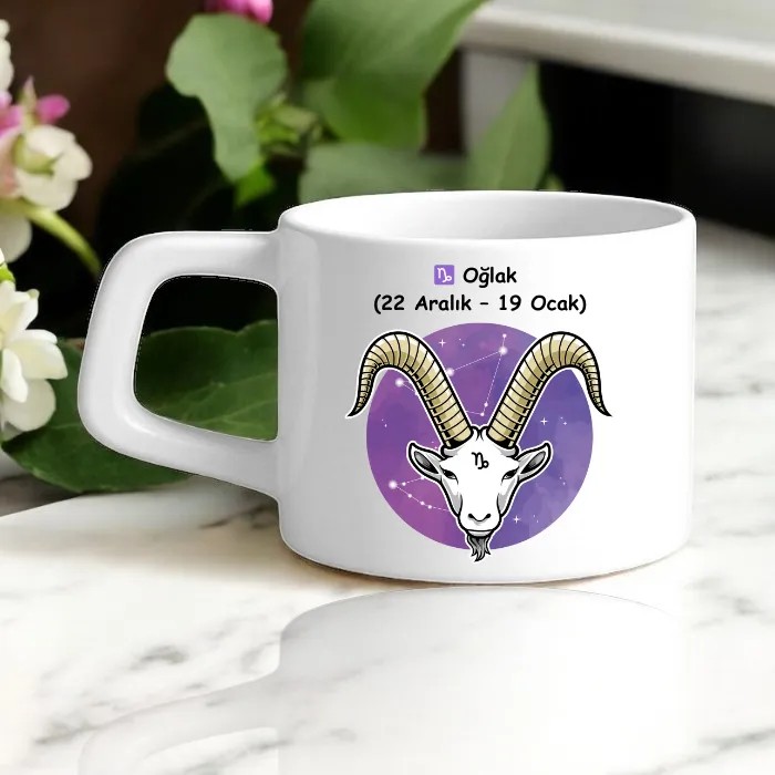 Oğlak Burcu Nescafe Fincanı
