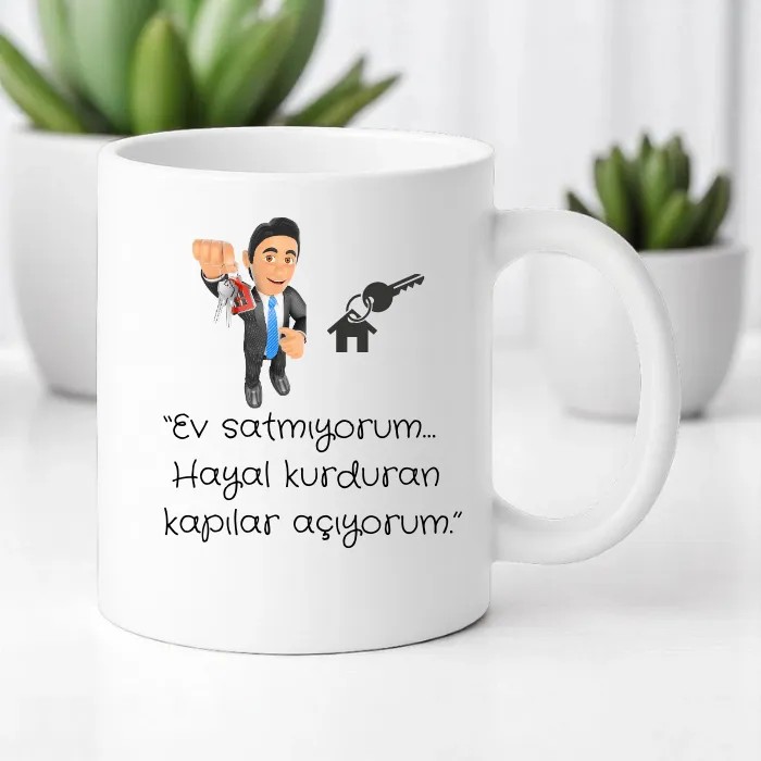 Emlak Danışmanlarına Özel Kupa Bardak