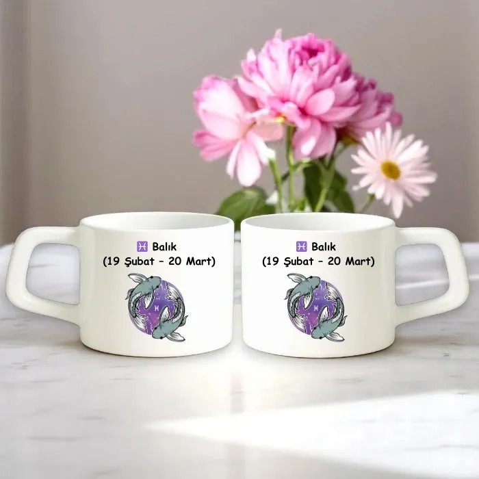 Balık Burcu Nescafe Fincanı