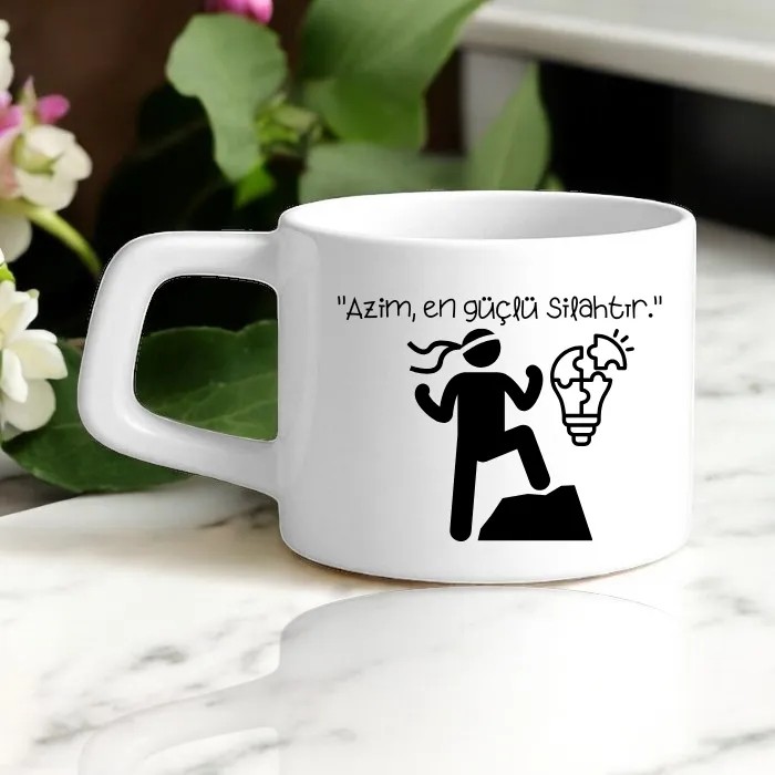 Azim En Güçlü Silahtır Nescafe Fincanı