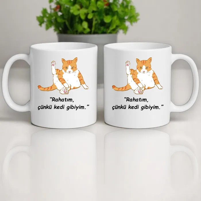 Sarman Rahat Kedi Kupa Bardak