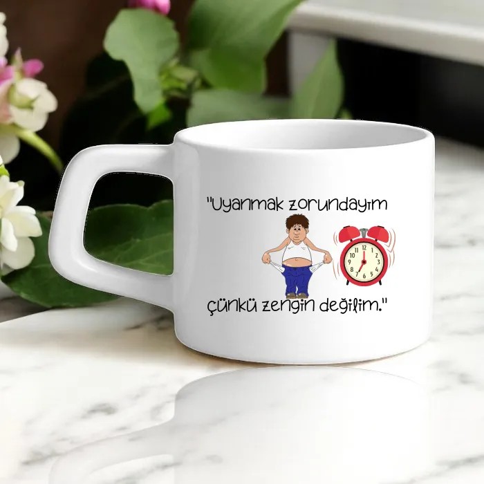 Zengin Değilim Nescafe Fincanı