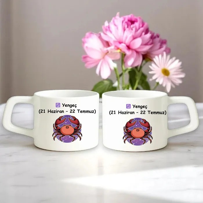Yengeç Burcu Nescafe Fincanı