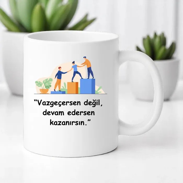 Devam Edersen Kazanırsın Kupa Bardak
