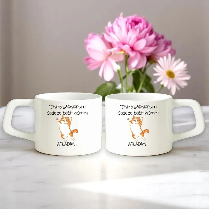 Diyet Yapıyorum Nescafe Fincanı