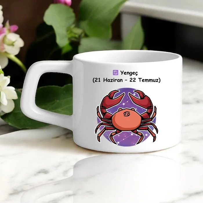Yengeç Burcu Nescafe Fincanı