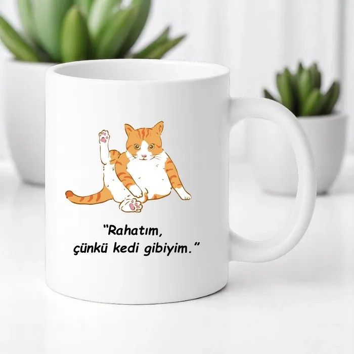 Sarman Rahat Kedi Kupa Bardak
