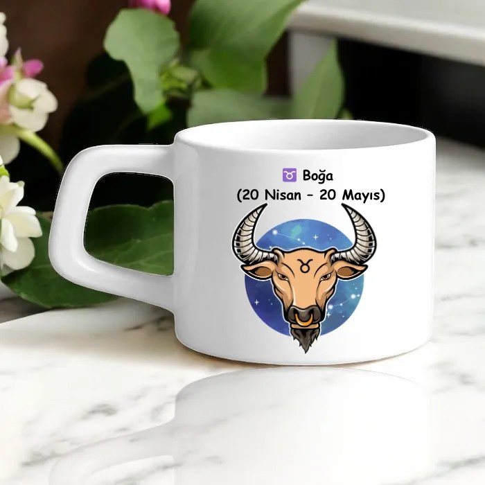Boğa Burcu Nescafe Fincanı