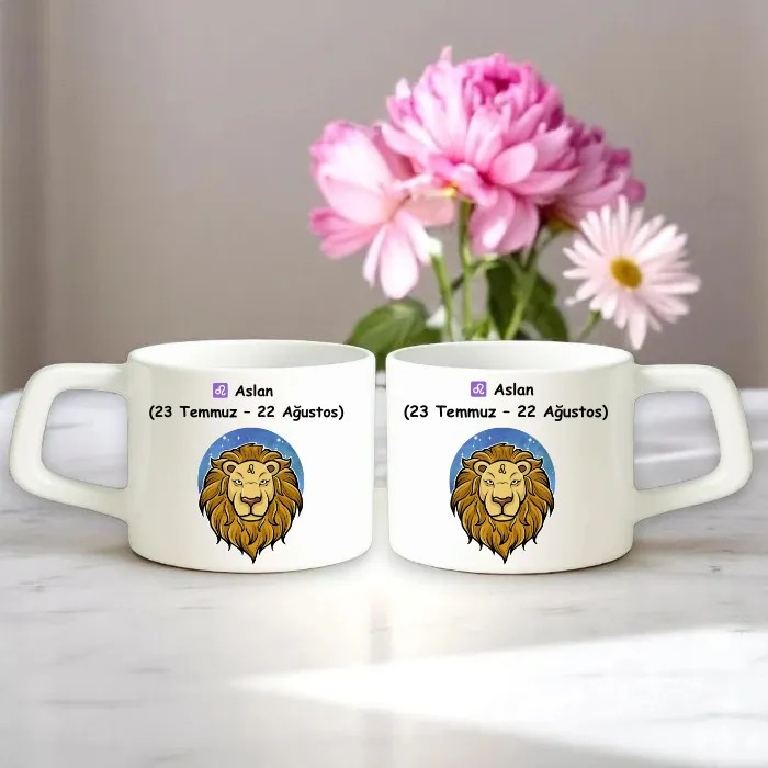 Aslan Burcu Nescafe Fincanı