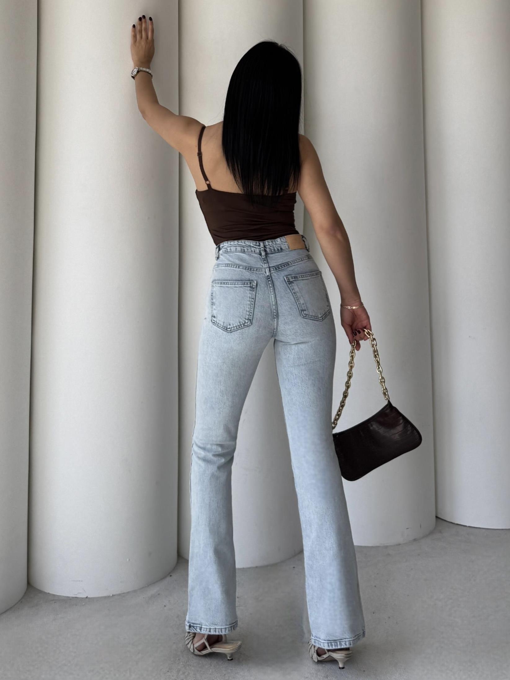 Carino Zincir Detaylı Jean Mavi