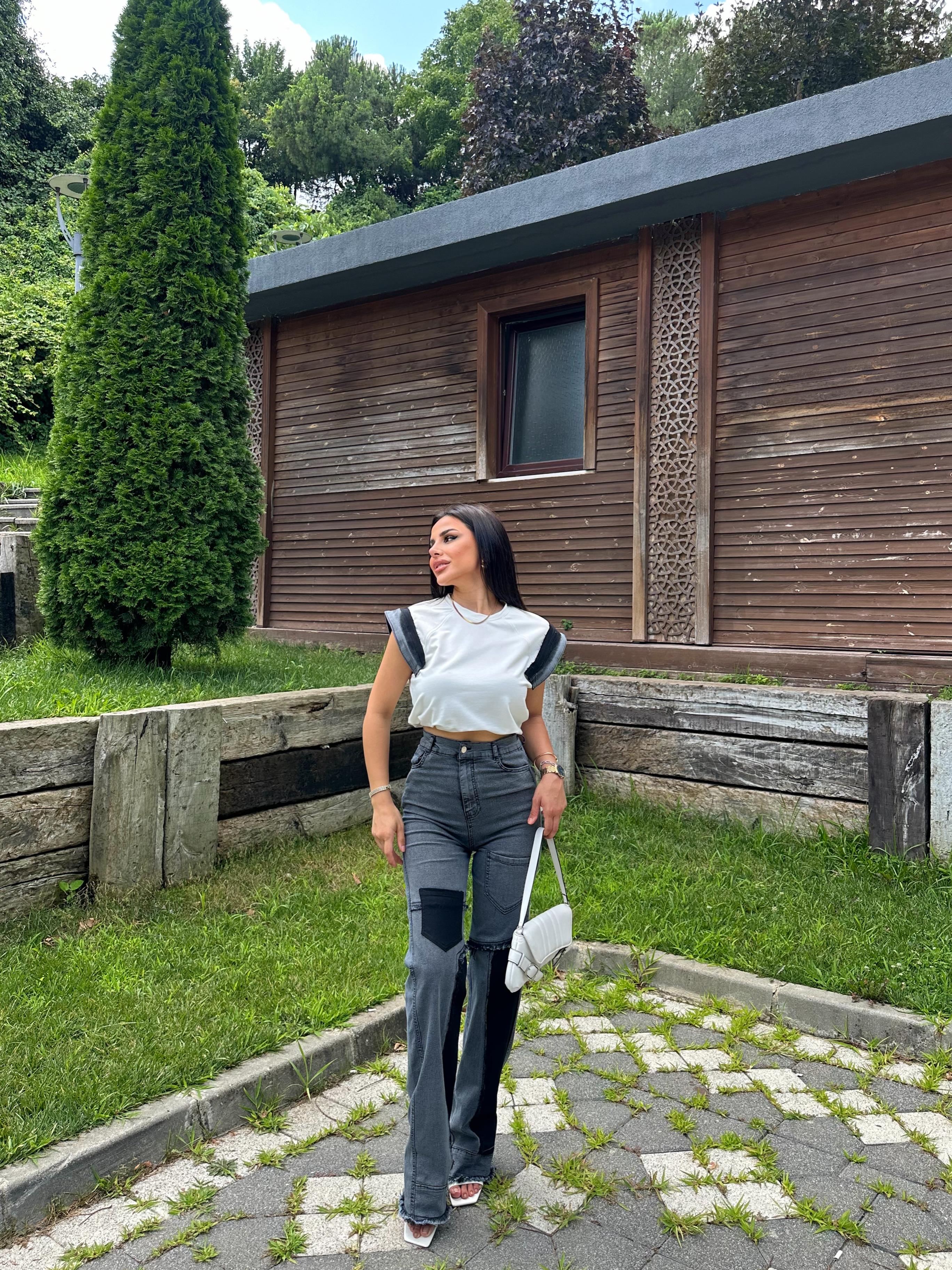 Adenna Jean İkili Takım Gri
