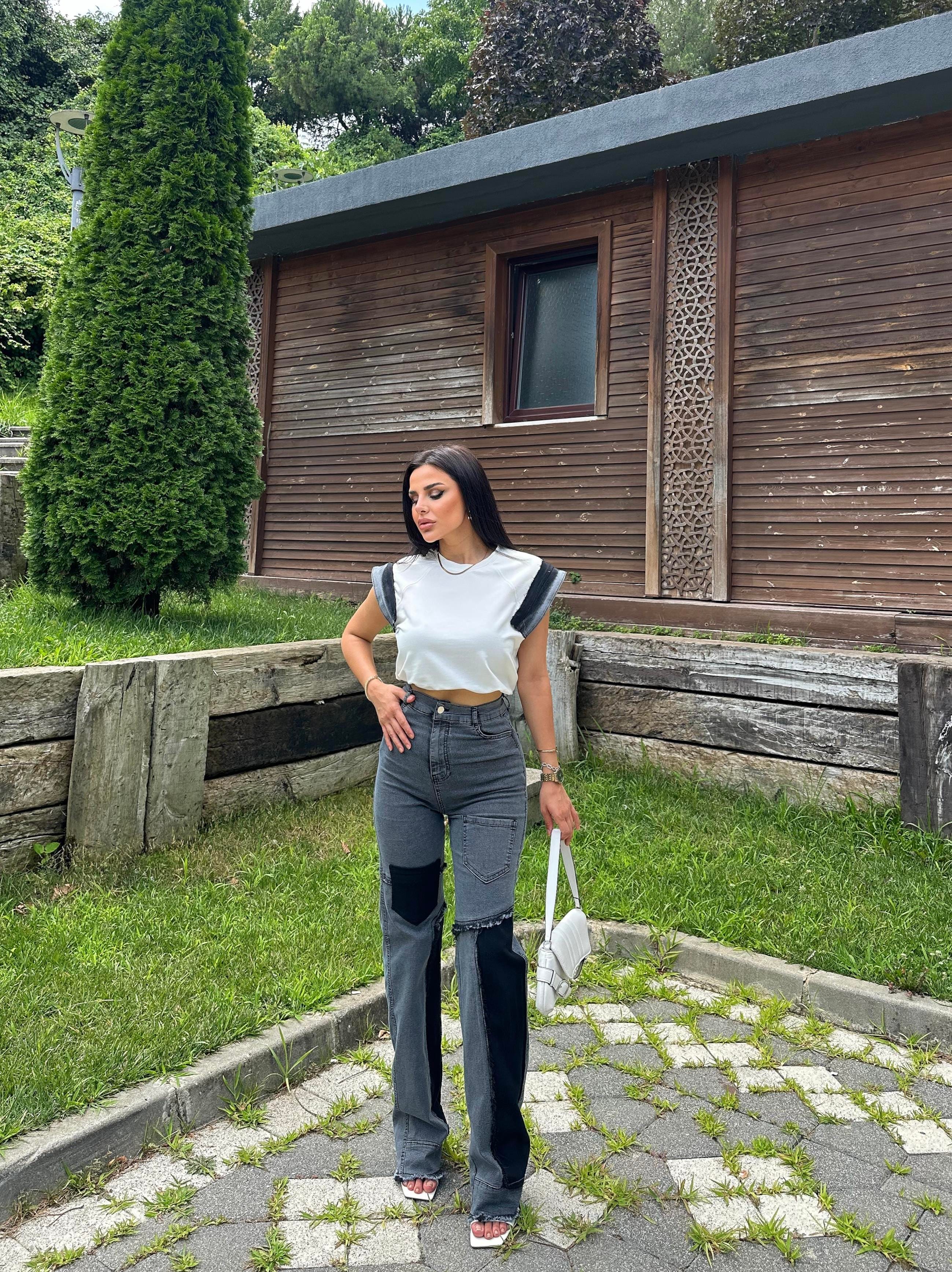 Adenna Jean İkili Takım Gri