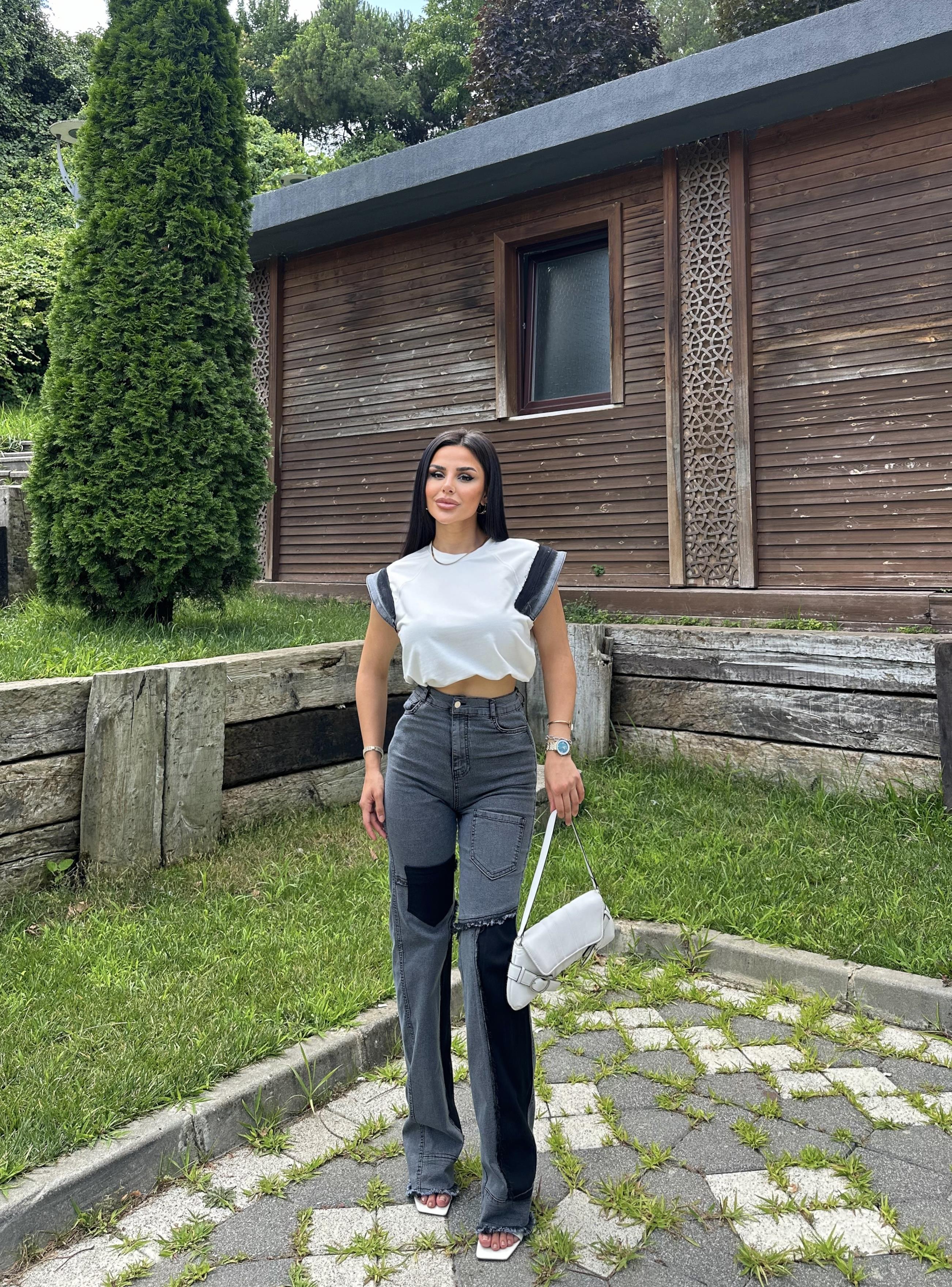 Adenna Jean İkili Takım Gri