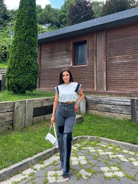 Adenna Jean İkili Takım Gri