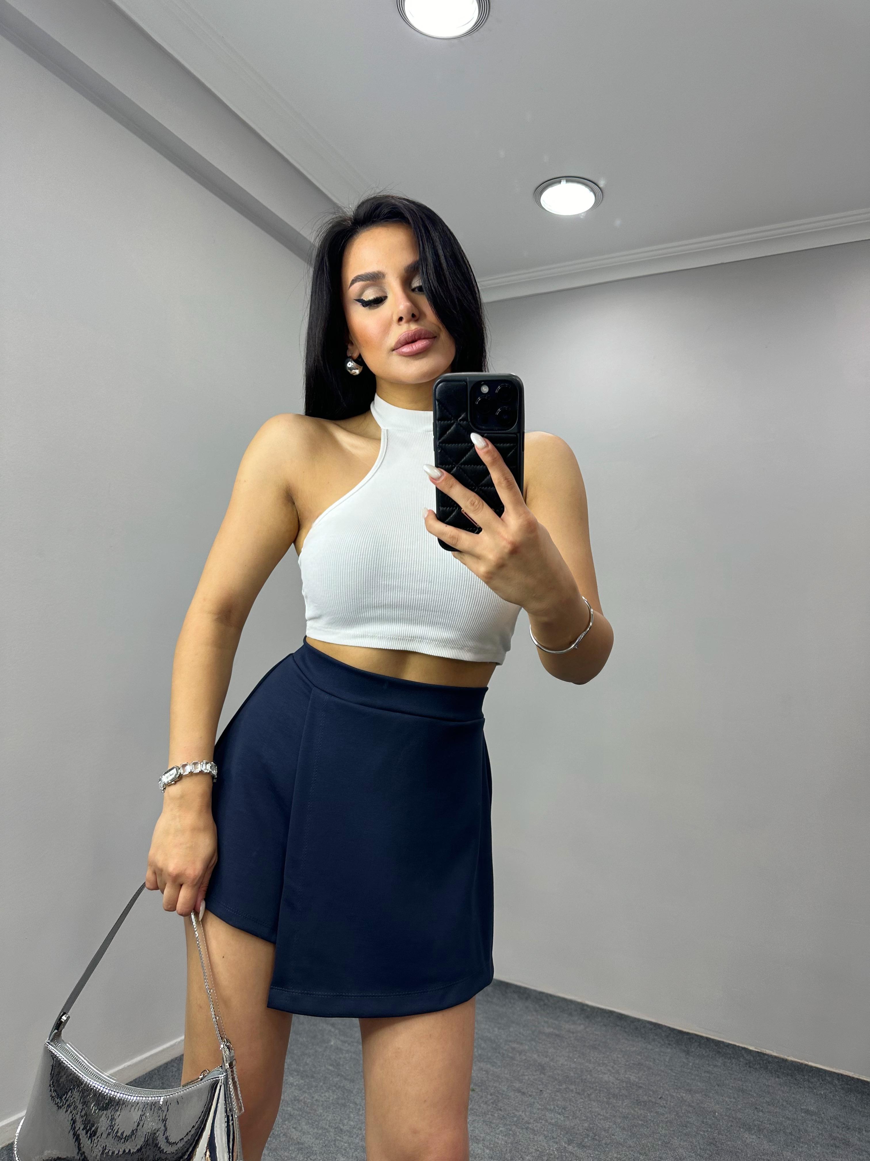 Cute Şortlu Etek Lacivert