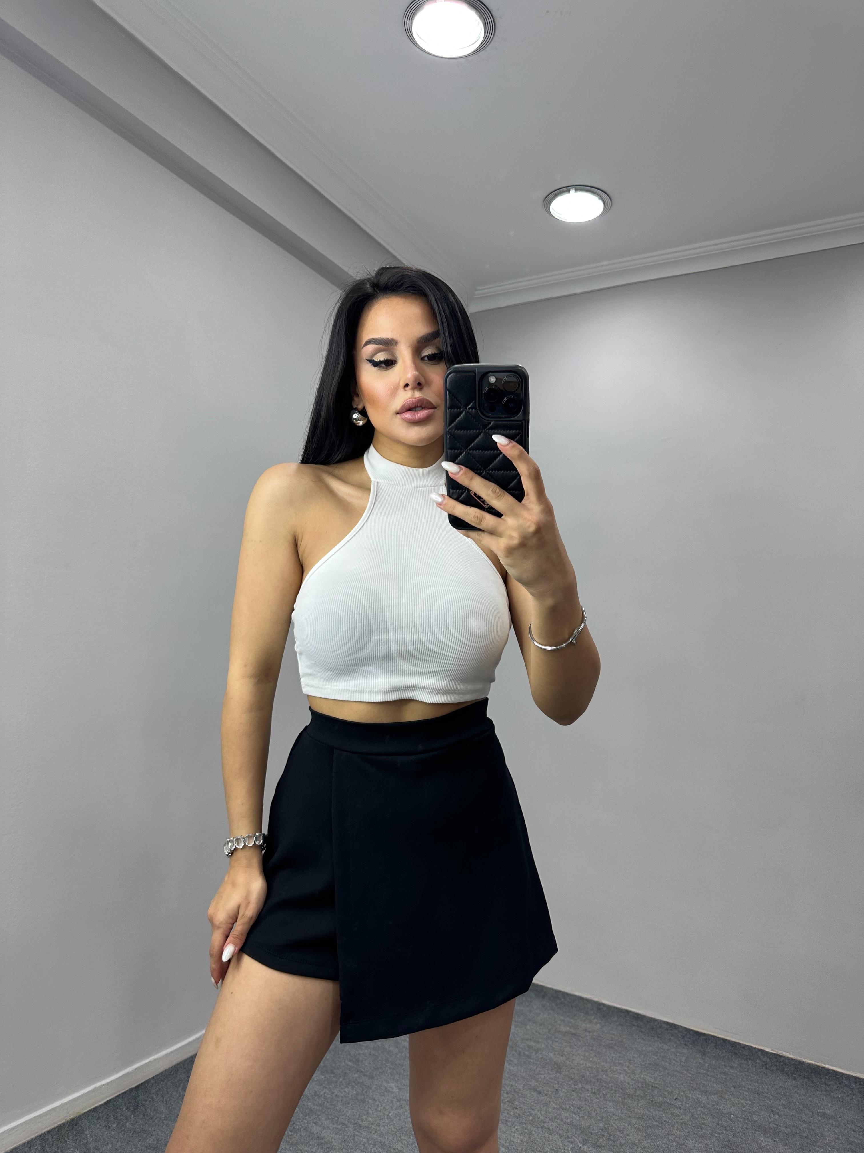 Cute Şortlu Etek Siyah