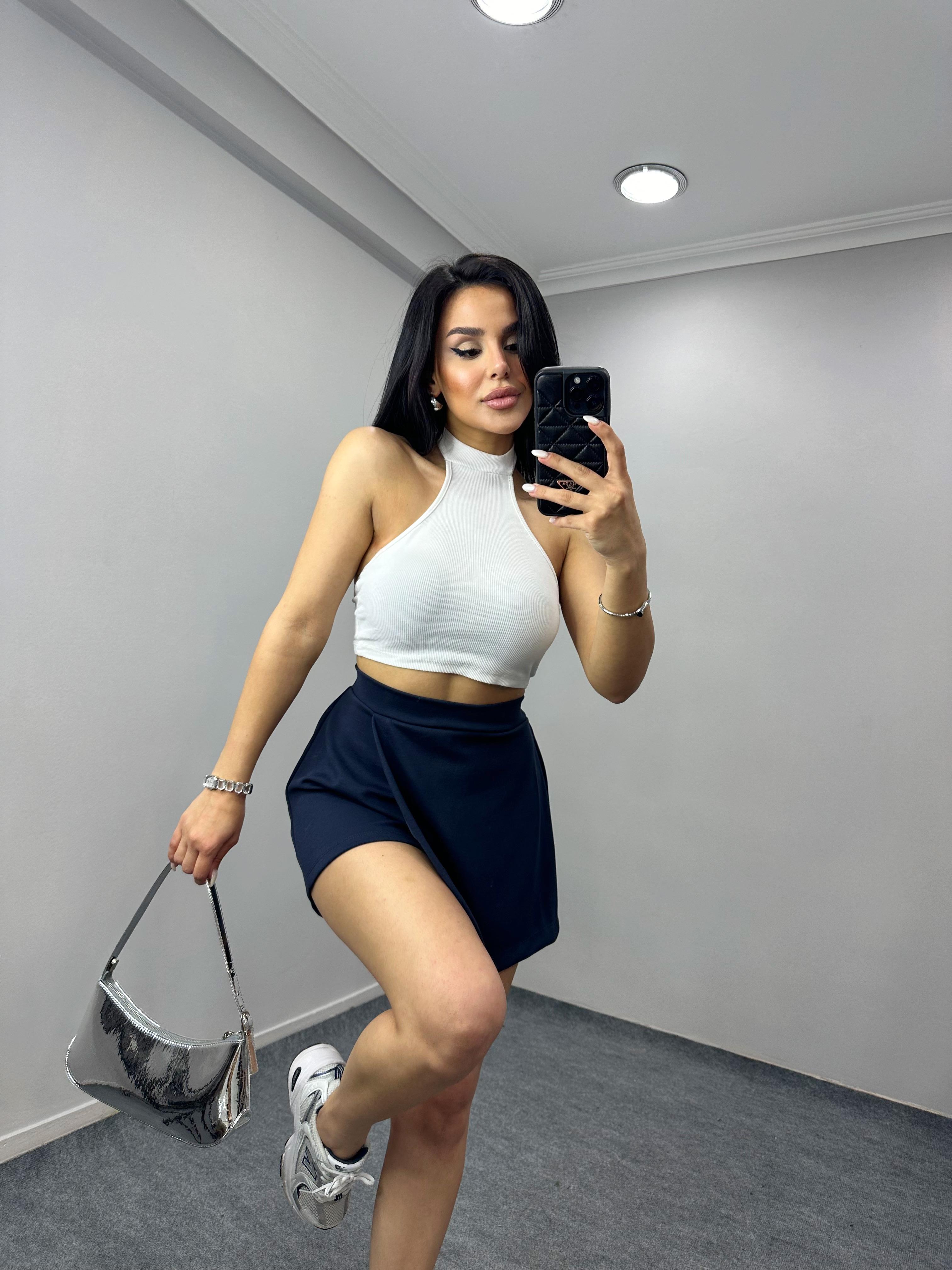 Cute Şortlu Etek Lacivert