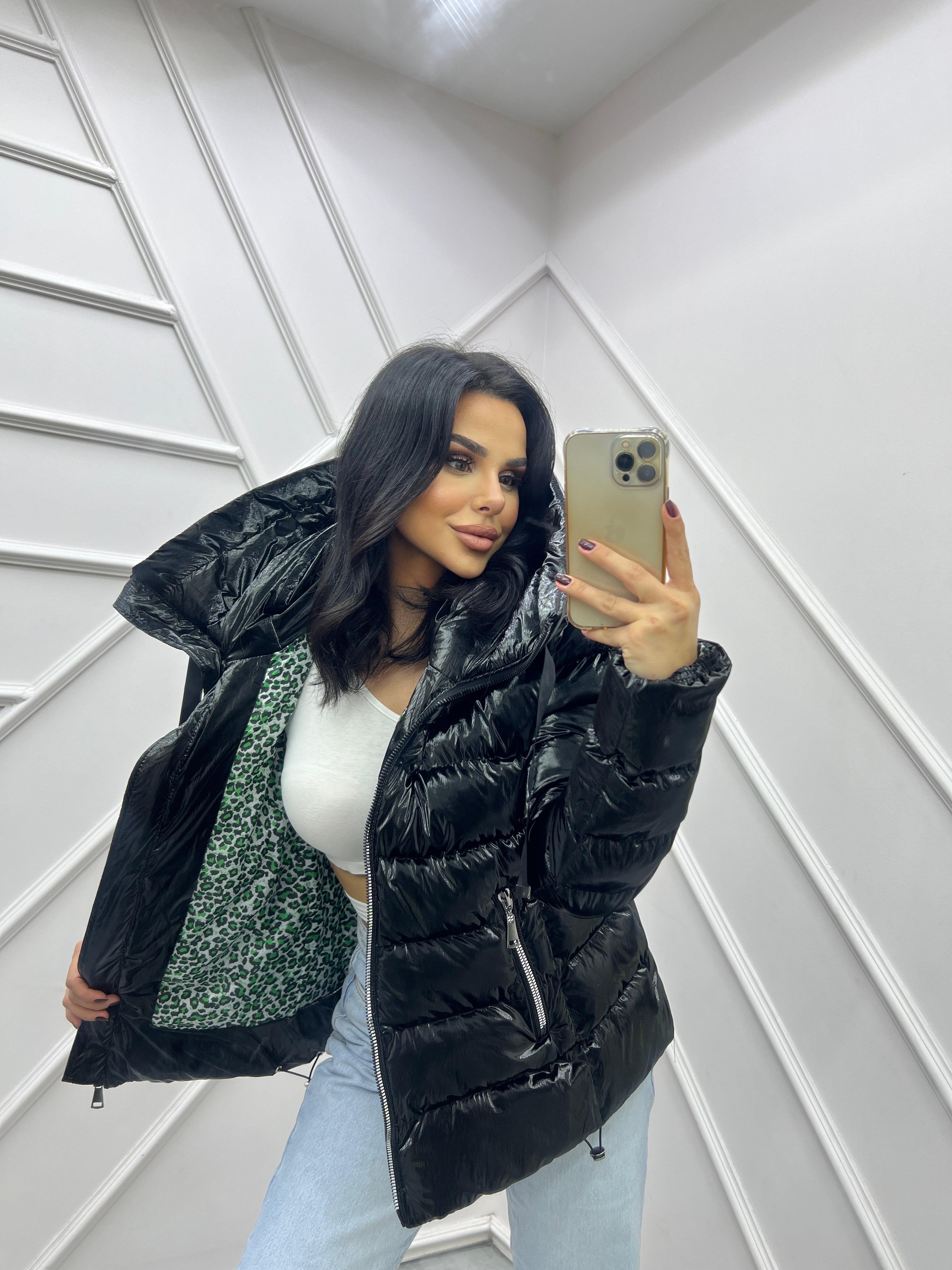 Mnchler Parlak Şişme Mont