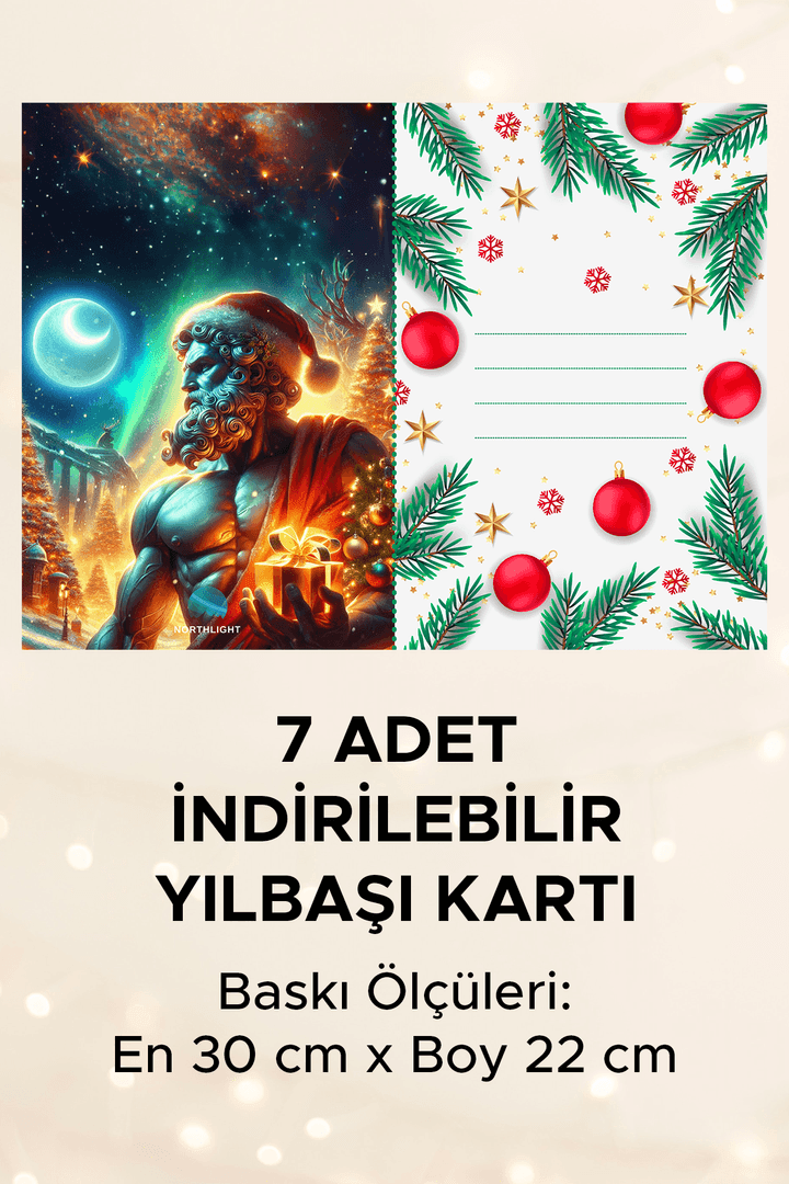 DİJİTAL YILBAŞI KARTLARI - 7'Lİ SET