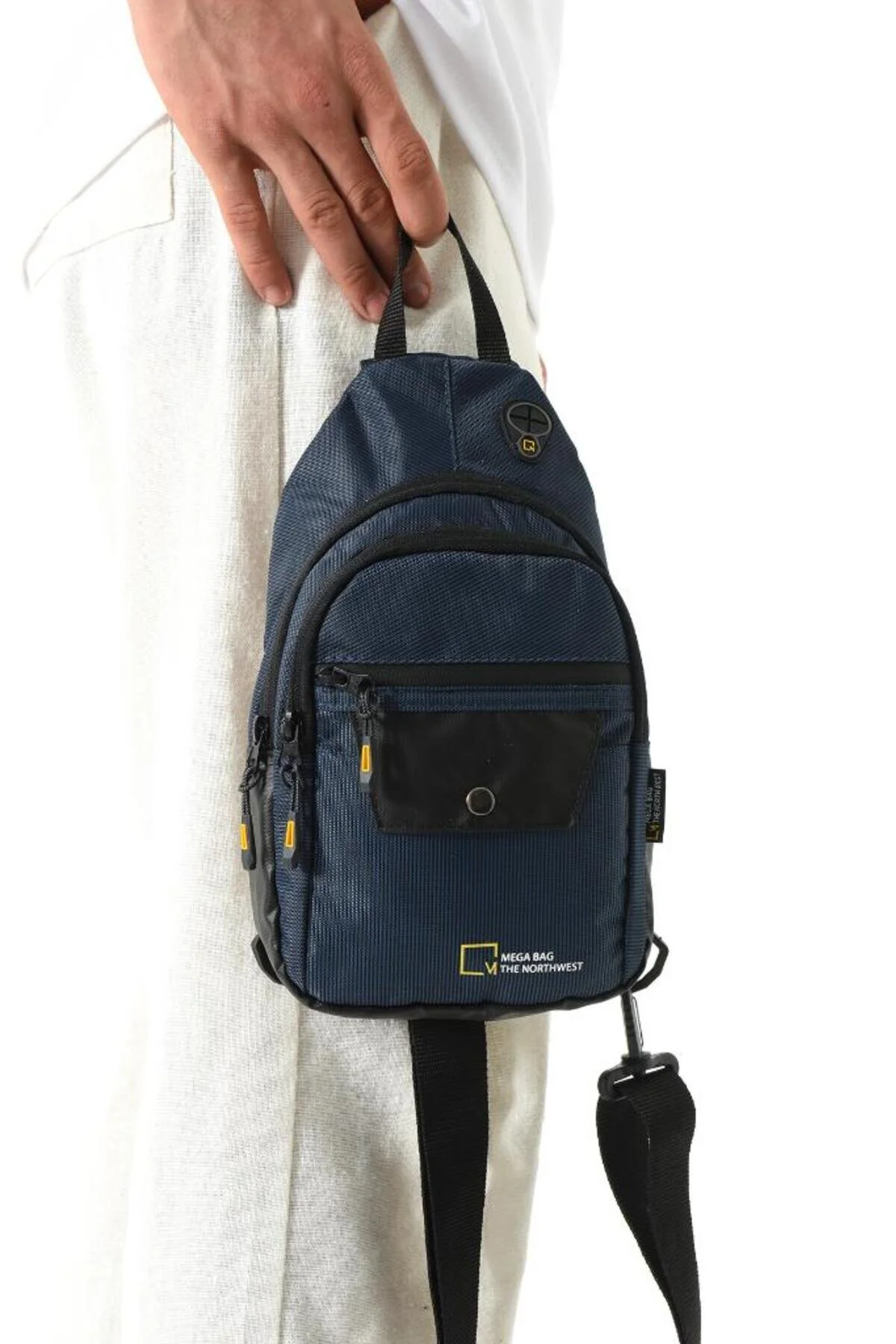 Body Bag Çanta Erkek Göğüs Çantası Sırt Çantası BadyBag The NorthWest Fonksiyonel Kullanım - LACİVERT