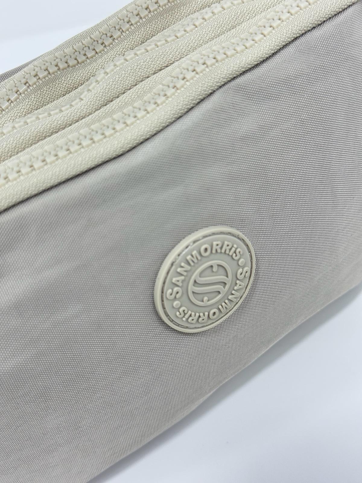 Krinkıl Kumaş El Ve Çapraz Askılı Kartlık, Bozuk Para Bölmeli Kalemlik/Cüzdan Tipi Makyaj Çantası