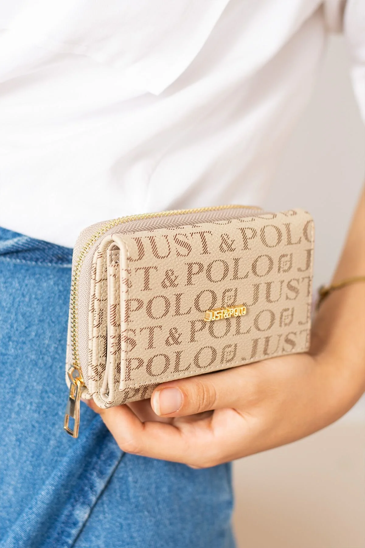 Çanta Cüzdan Kombin El Ve Omuz Çantası Çok Kullanışlı - VİZON-TABA