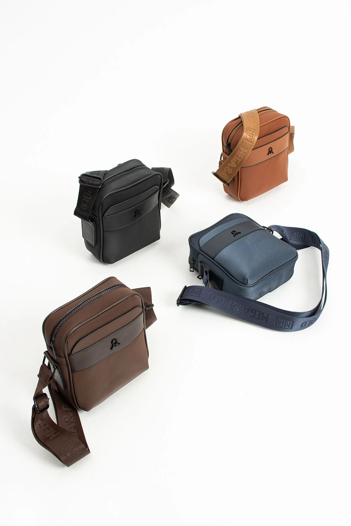 Erkek Günlük Spor Seyahat Çapraz Çanta Saten Kumaş Su İtici Hafif Omuz Göğüs Çantası - TABA