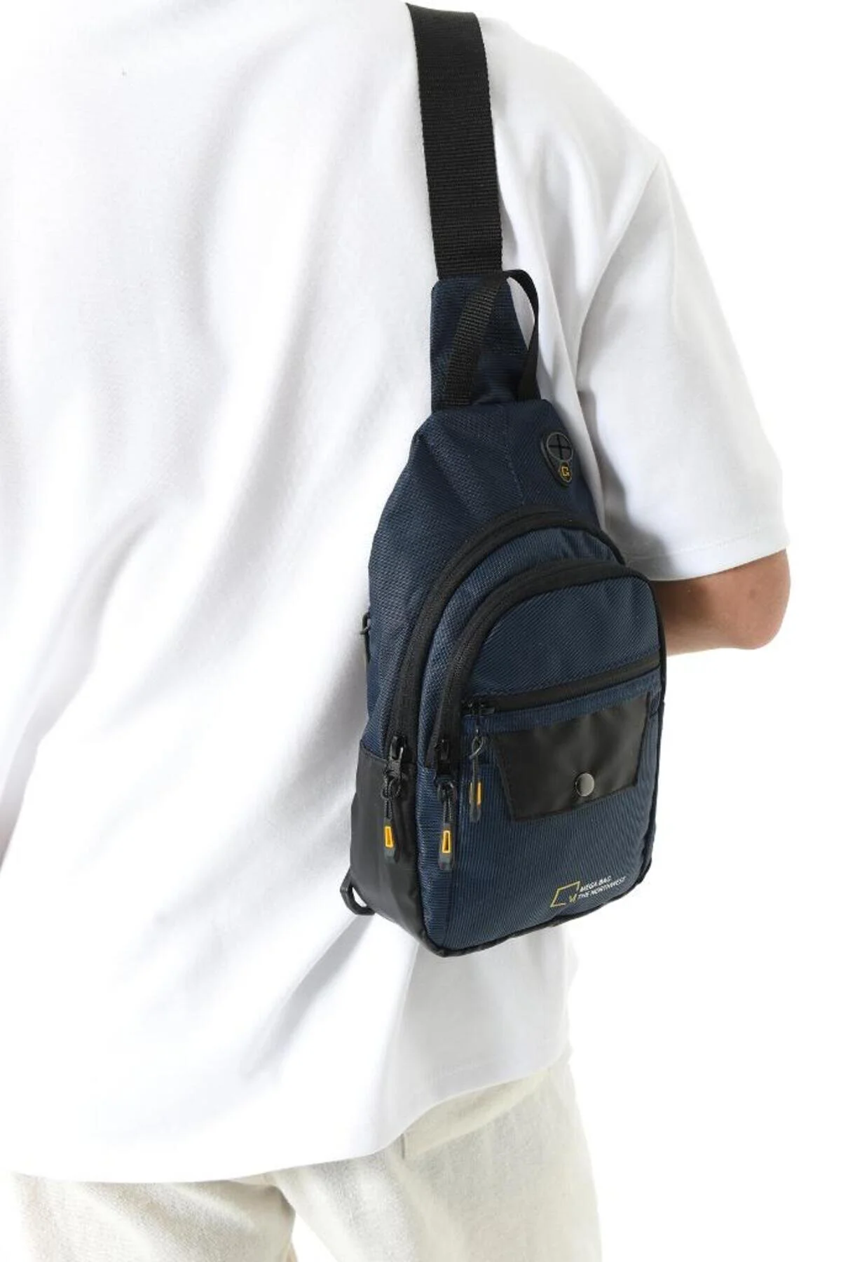 Body Bag Çanta Erkek Göğüs Çantası Sırt Çantası BadyBag The NorthWest Fonksiyonel Kullanım - LACİVERT