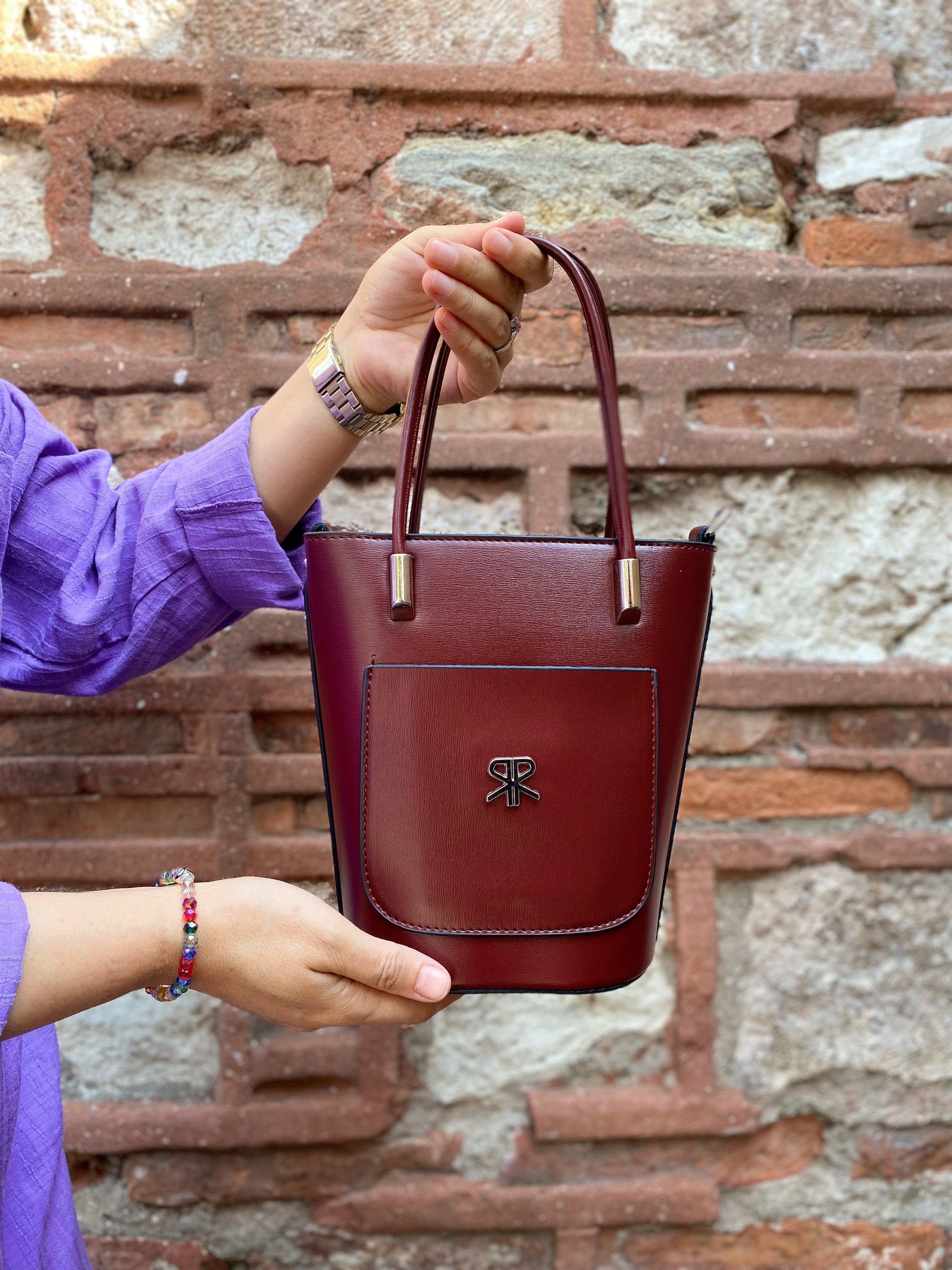 BORDO NEW MODEL EL VE OMUZ ÇANTASI