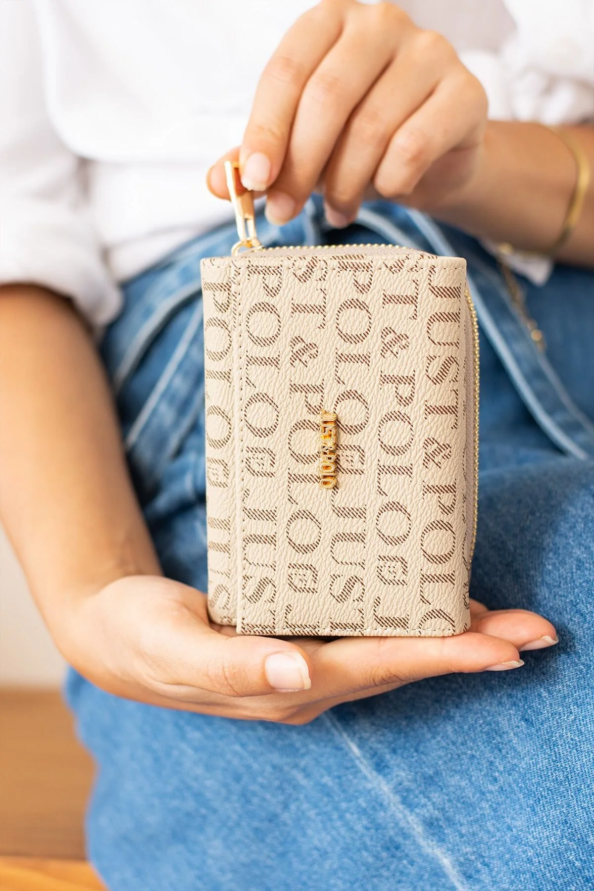 Çanta Cüzdan Kombin El Ve Omuz Çantası Çok Kullanışlı - VİZON-TABA