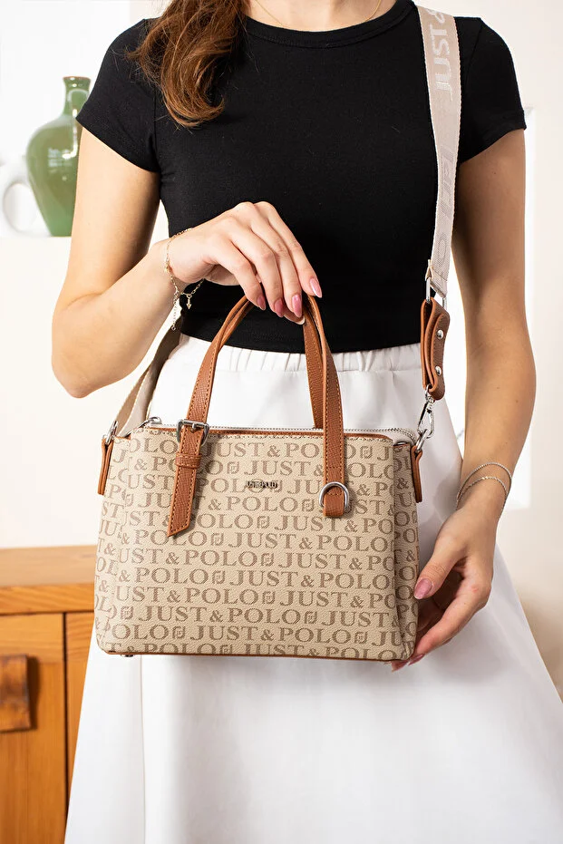 Çanta Cüzdan Kombin El Ve Omuz Çantası Çok Kullanışlı - VİZON-TABA