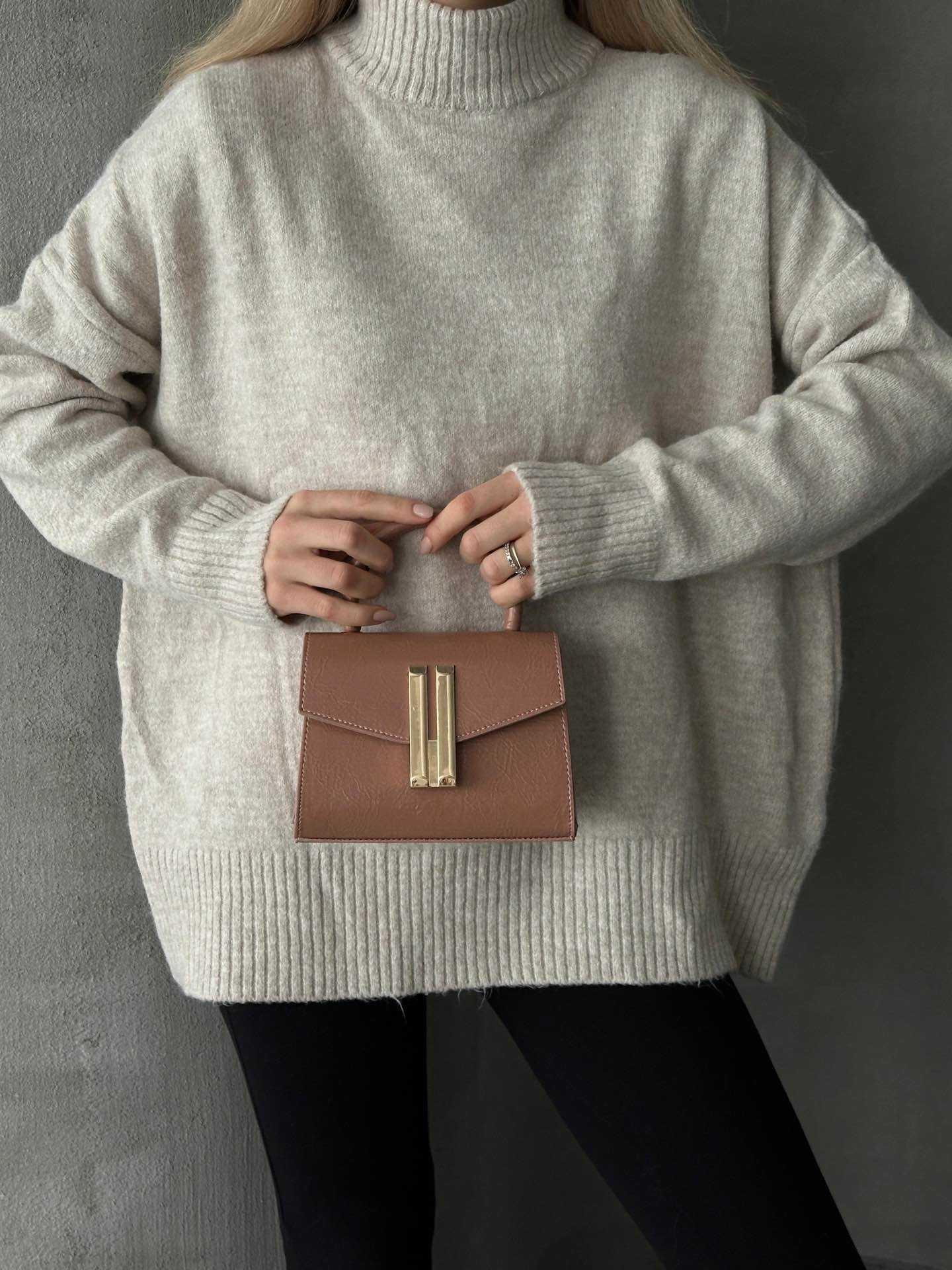 Çok şık El Ve Omuz Çantası - PUDRA