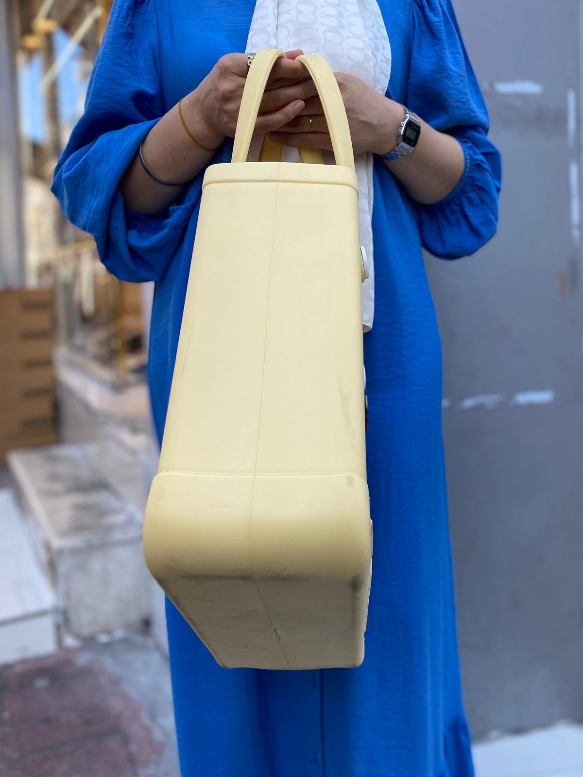 NEW MODEL PLAJ ÇANTASI - SARI