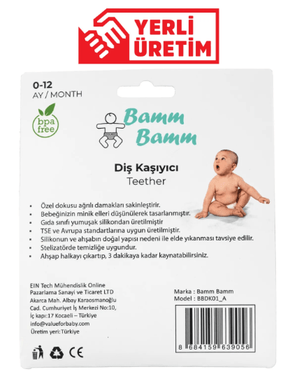 Silikon Bebek Diş Kaşıyıcı