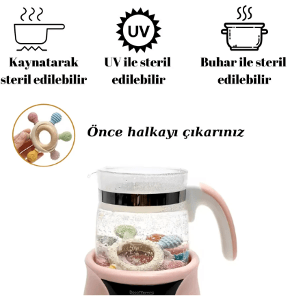 Silikon Bebek Diş Kaşıyıcı