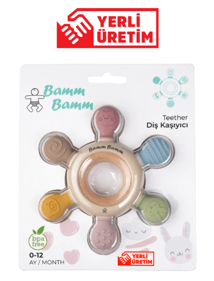 Silikon Bebek Diş Kaşıyıcı