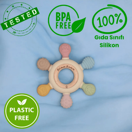 Silikon Bebek Diş Kaşıyıcı