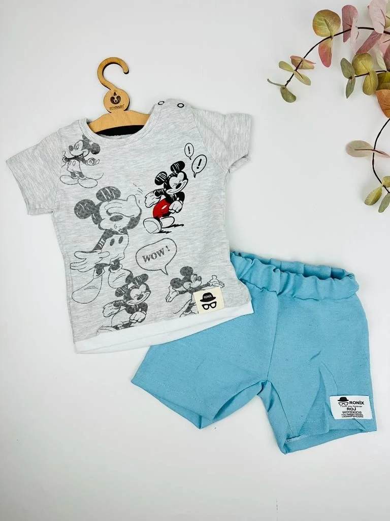 Mıckey İkili Takım - Mavi