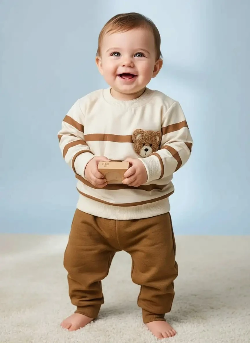 Çizgili Ayı Temalı İkili Takım