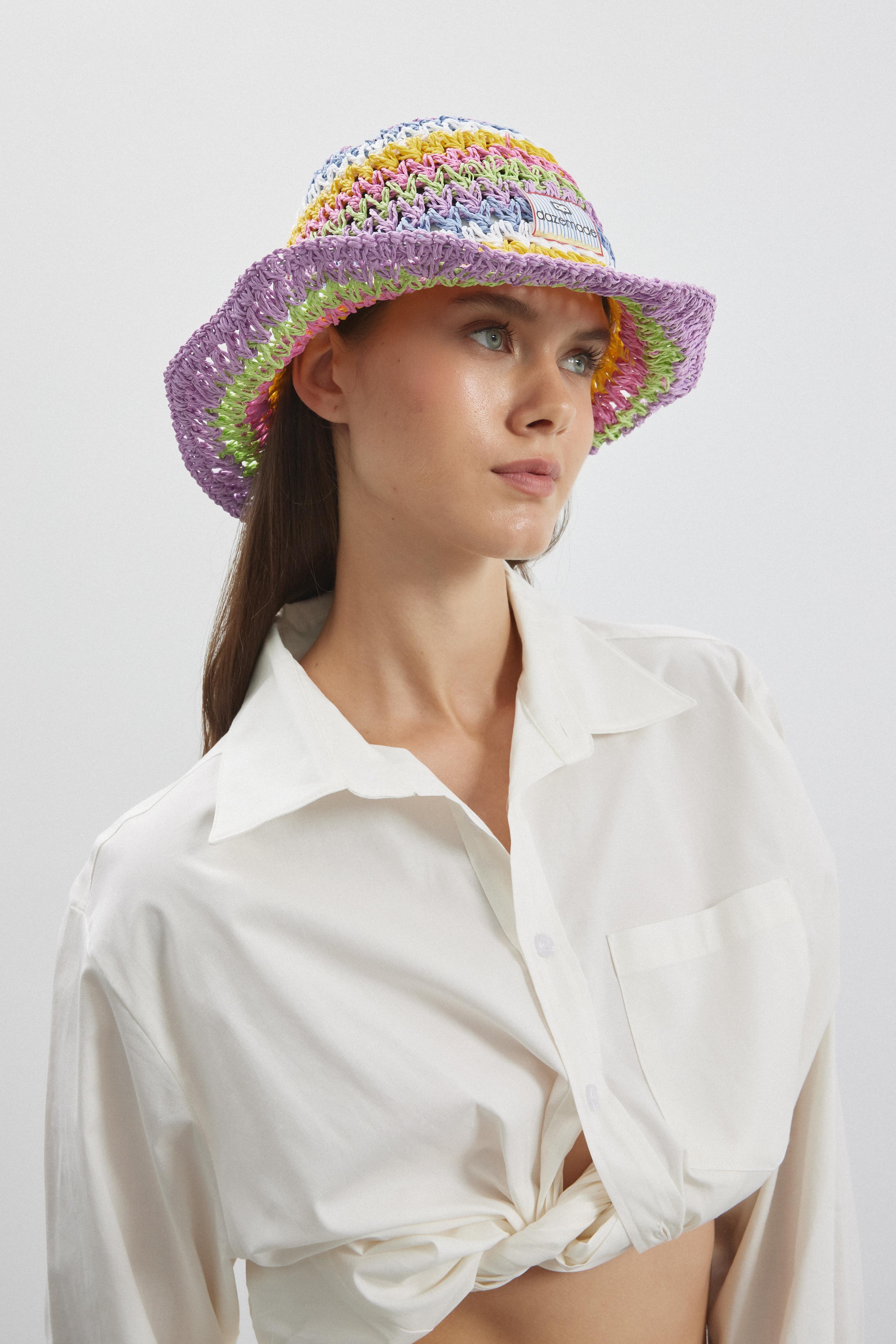 Bucket Şapka - Pembe-Mor
