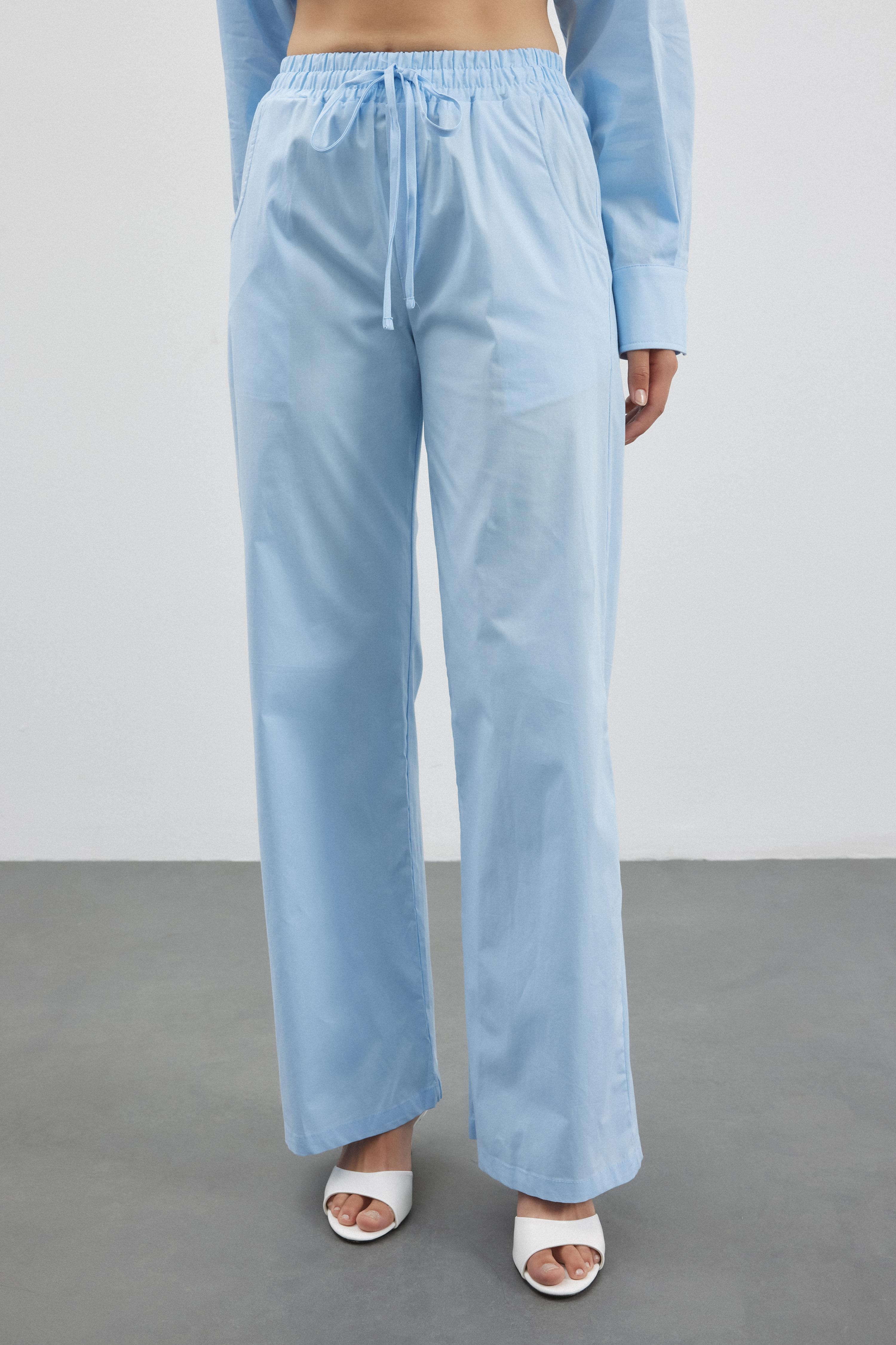 He/She Pantolon - Mavi
