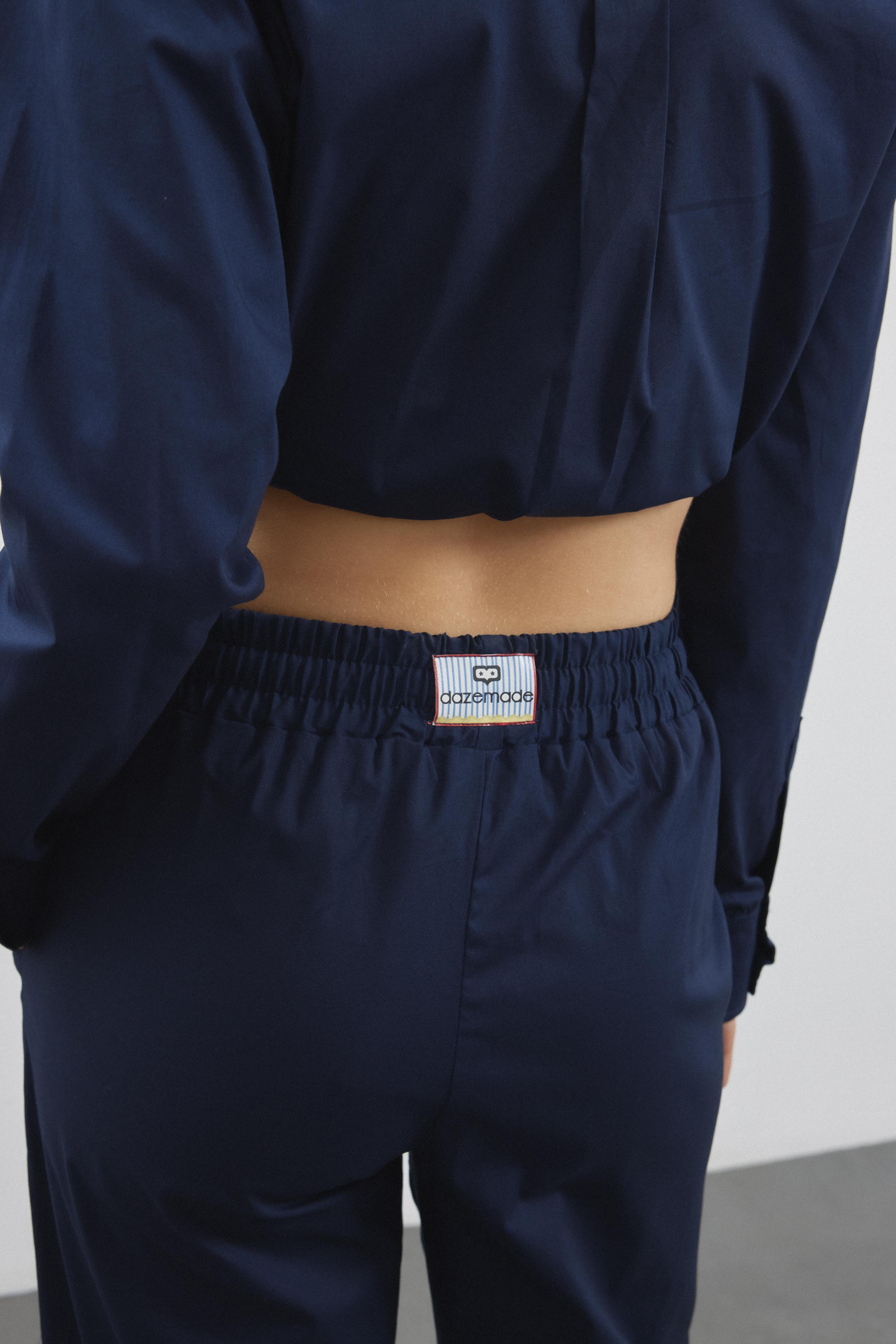 He/She Pantolon - Lacivert