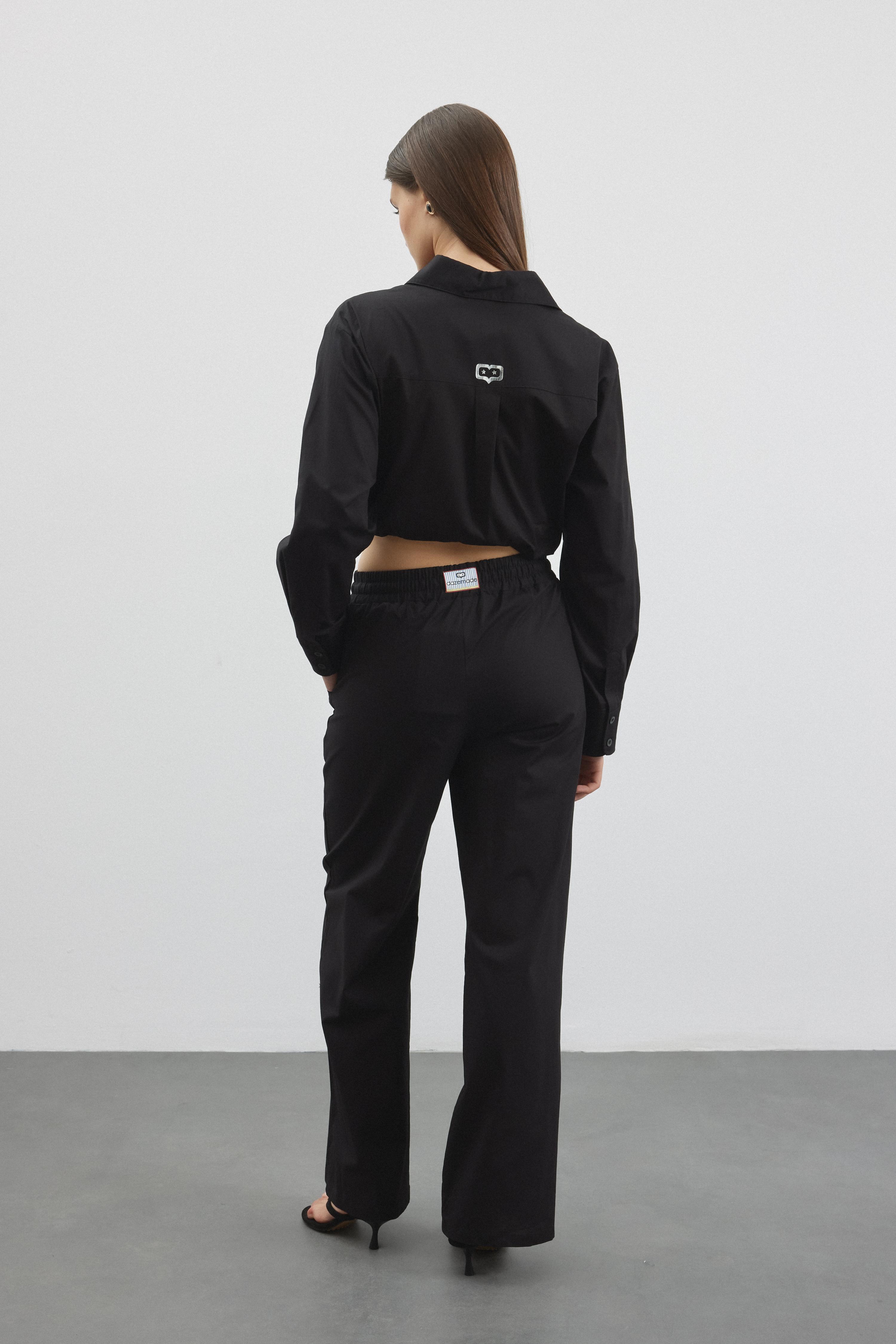 He/She Pantolon - Siyah