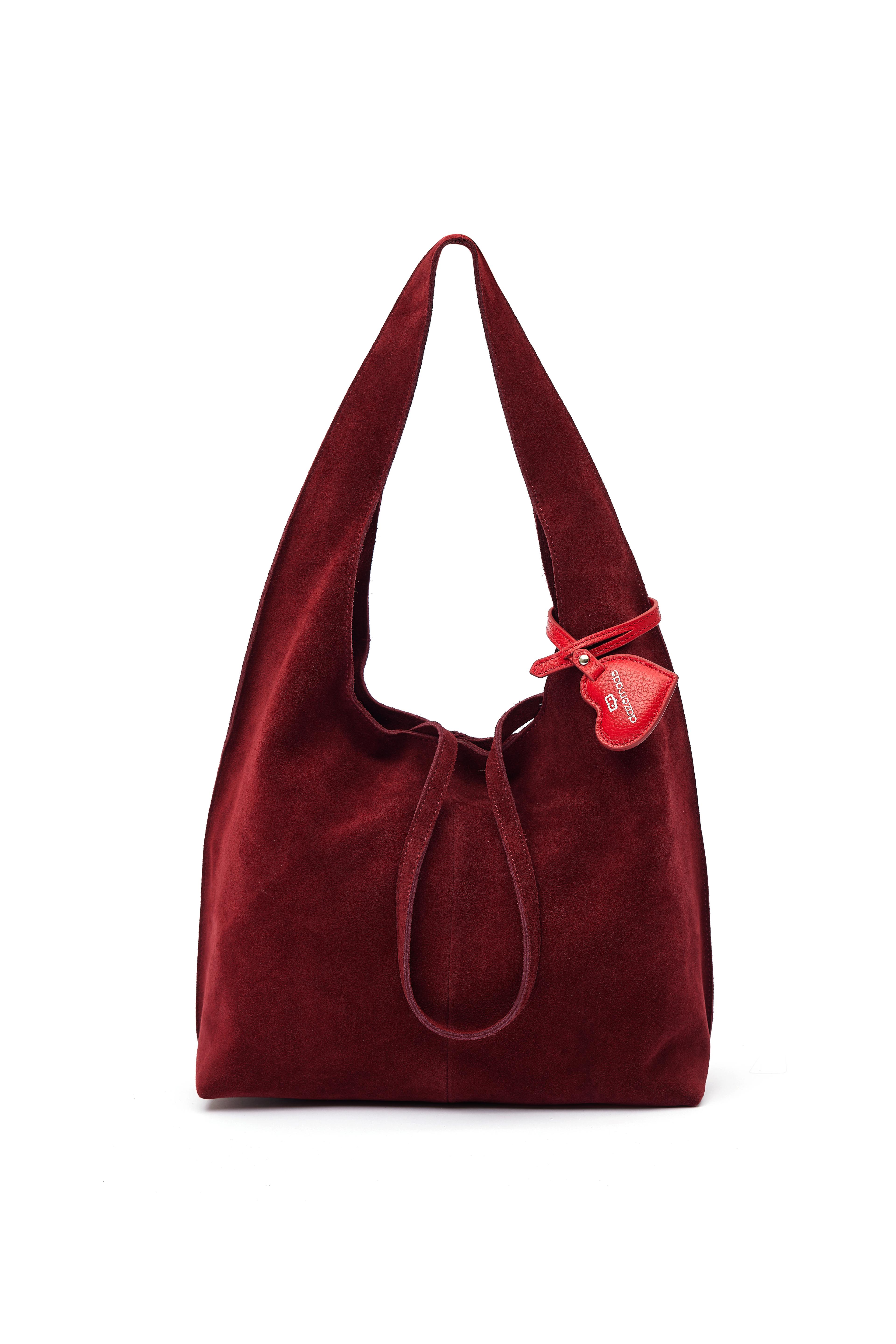 SÜET BORDO MAXIKE EVERYDAY BAG